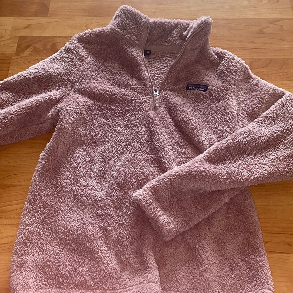 Patagonia Quarter Zip Fuzzy Pullover